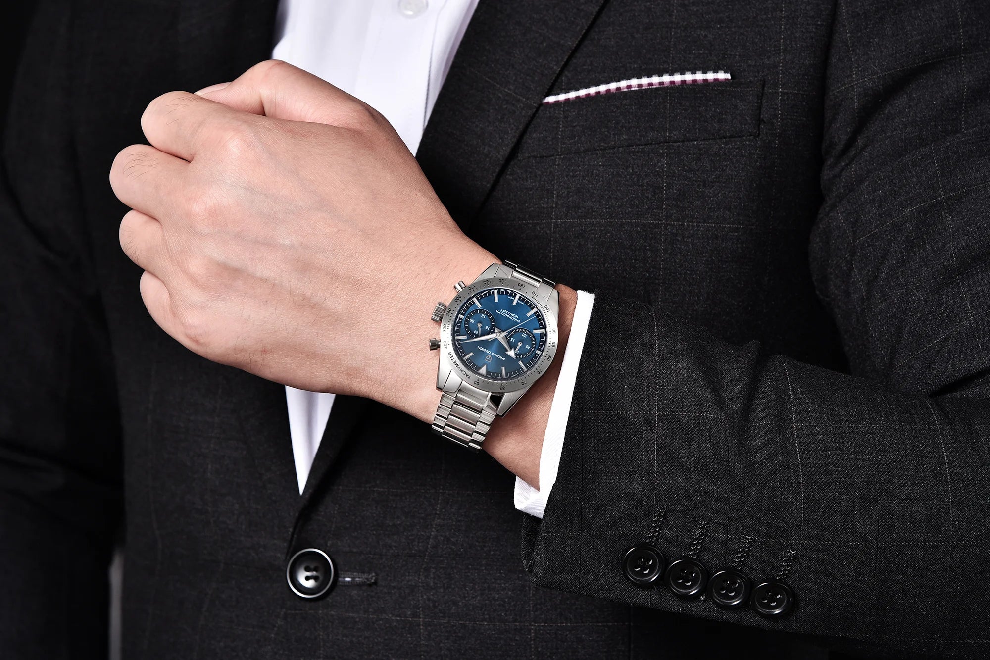 PAGANI DESIGN Retro Wide Arrow Men’s Luxury Quartz Watch – Sport Speed Chronograph with Japan VK64 Movement and AR Sapphire Glass 2025