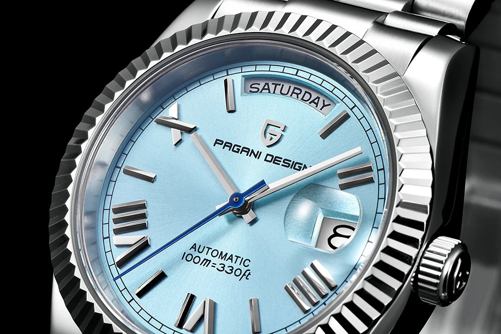 PAGANI DESIGN DD36 Automatic Men’s Watch – 36MM Mechanical Double Calendar Sapphire Waterproof Luxury Timepiece