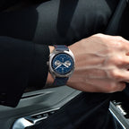 PAGANI DESIGN 2025 Retro Luxury Men’s Sports Chronograph – VK63 Quartz Watch with AR Sapphire Crystal, Waterproof, Leather Strap