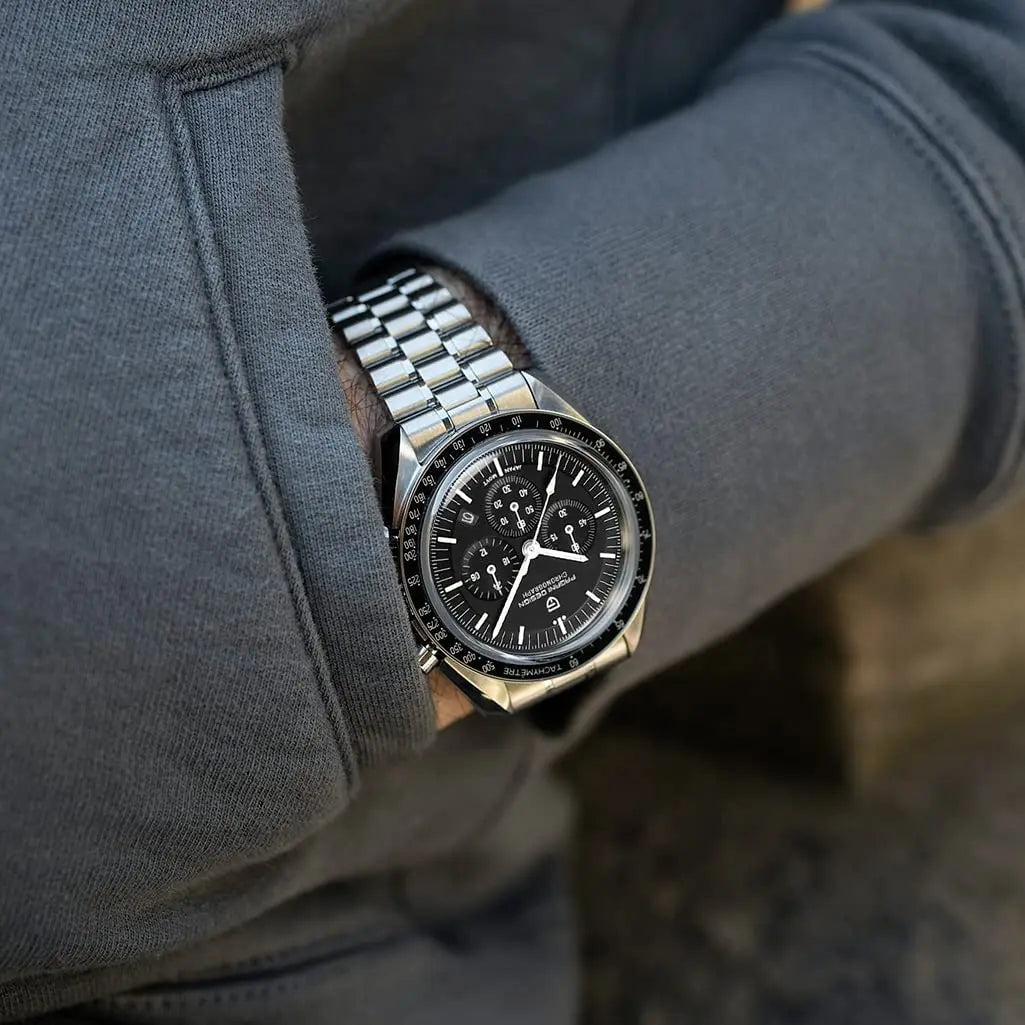 PAGANI DESIGN Moon Men’s Chronometer Watch – Sapphire Mirror, Sports Quartz, Waterproof, Luminous Luxury Timepiece 2025