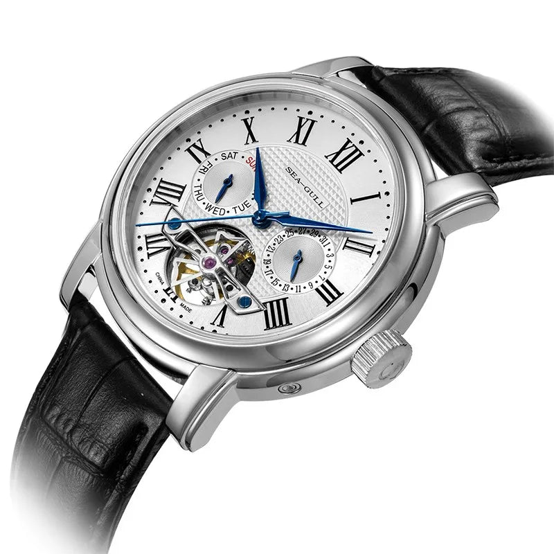 SEAGULL Luxury Men’s Mechanical Watch – Waterproof Stainless Steel Date Clock 2023 Model D819.622