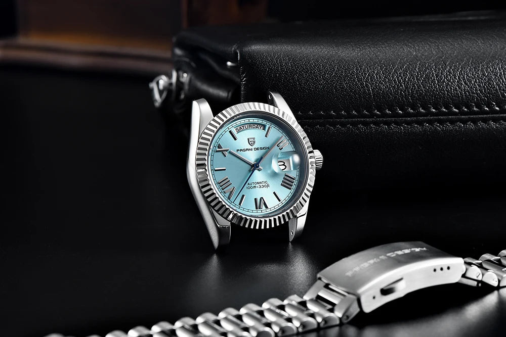 PAGANI DESIGN DD36 Automatic Men’s Watch – 36MM Mechanical Double Calendar Sapphire Waterproof Luxury Timepiece