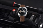 PAGANI DESIGN 2025 Retro Luxury Men’s Sports Chronograph – VK63 Quartz Watch with AR Sapphire Crystal, Waterproof, Leather Strap