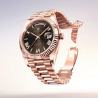 PAGANI DESIGN DD36 Men’s Mechanical Watch – Rose Gold Luxury Automatic with AR Sapphire Mirror and Waterproof Design