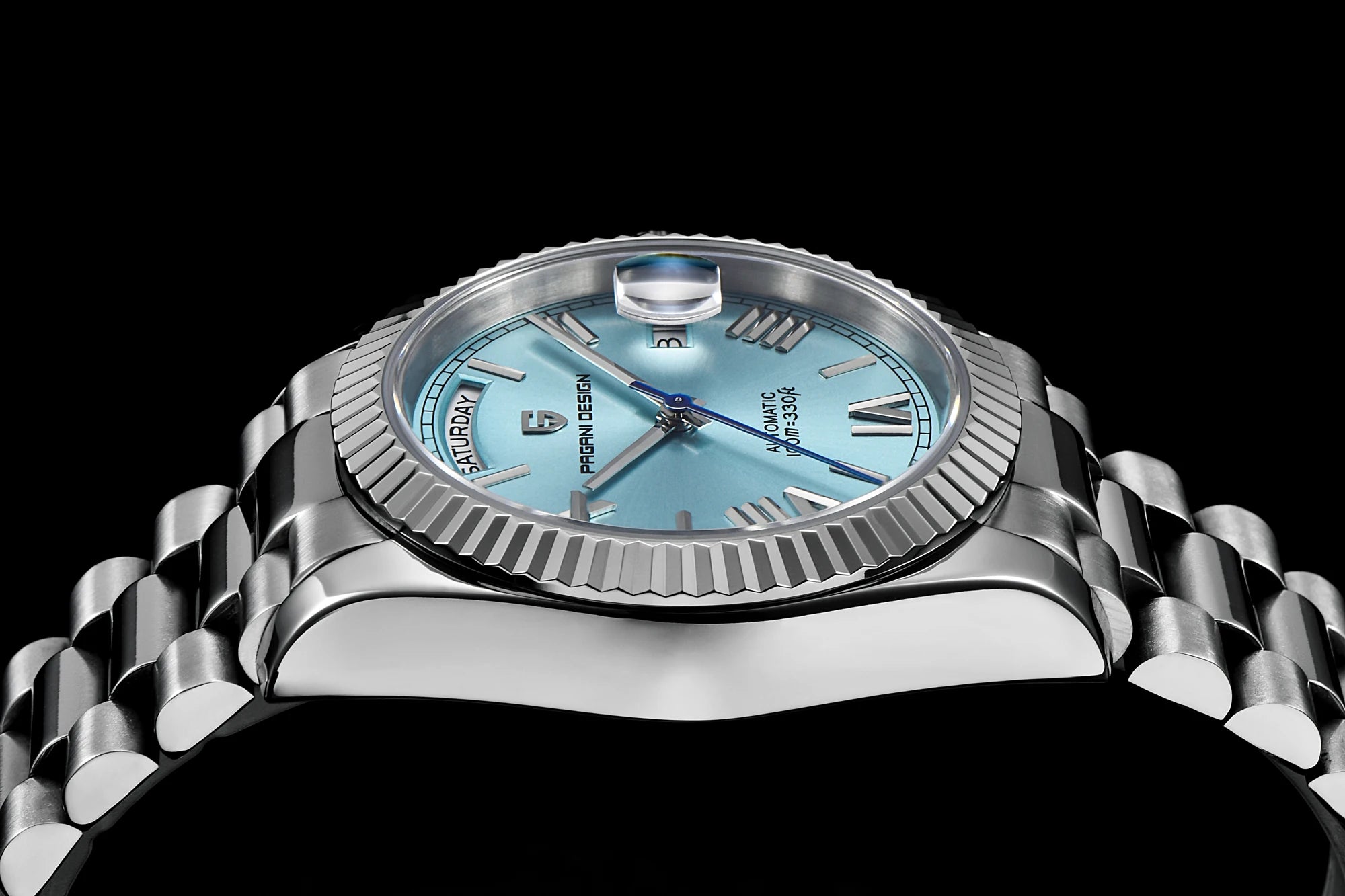 PAGANI DESIGN DD36 Automatic Men’s Watch – 36MM Mechanical Double Calendar Sapphire Waterproof Luxury Timepiece
